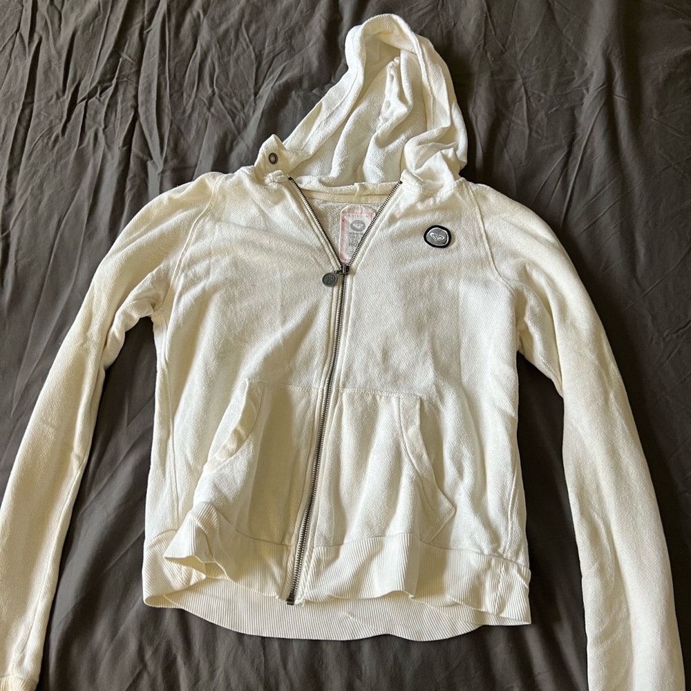 Roxy Cream Hooded Jacket